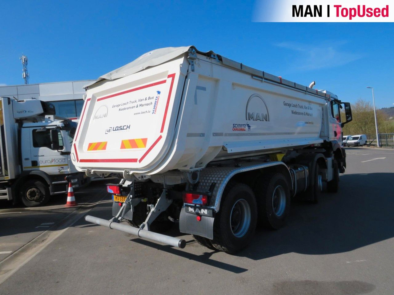 MAN TGS 41.480 8x4 BB CH Schmitz Muldenkipper - Camião multibenne: foto 5 MAN TGS 41.480 8x4 BB CH Schmitz Muldenkipper - Camião multibenne: foto 5
