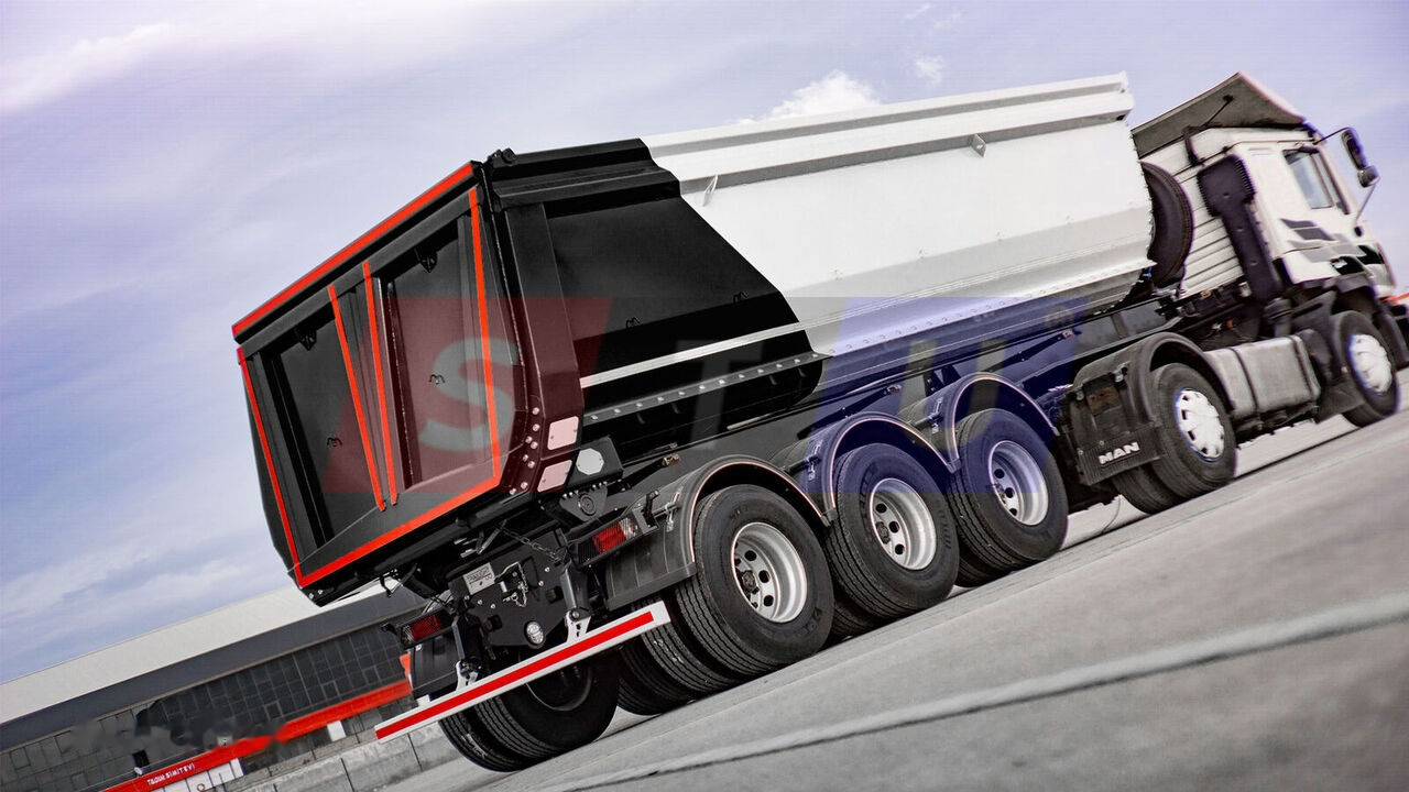 STU 3 AXLE TIPPER TRAILER / 3 ESSİEUX REMORQUE BENNE - Semi-reboque basculante: foto 2 STU 3 AXLE TIPPER TRAILER / 3 ESSİEUX REMORQUE BENNE - Semi-reboque basculante: foto 2