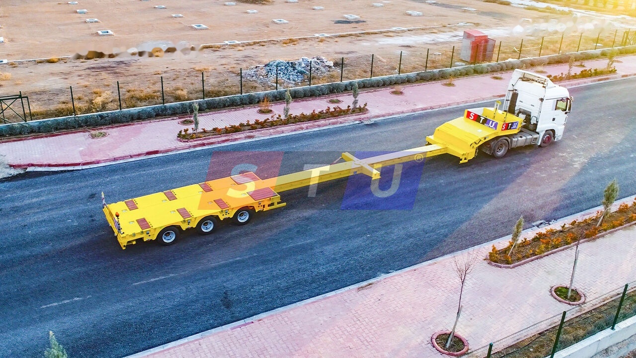 STU 3 Axle Hydraulic Steering Low Loader - Semi-reboque baixa: foto 1 STU 3 Axle Hydraulic Steering Low Loader - Semi-reboque baixa: foto 1