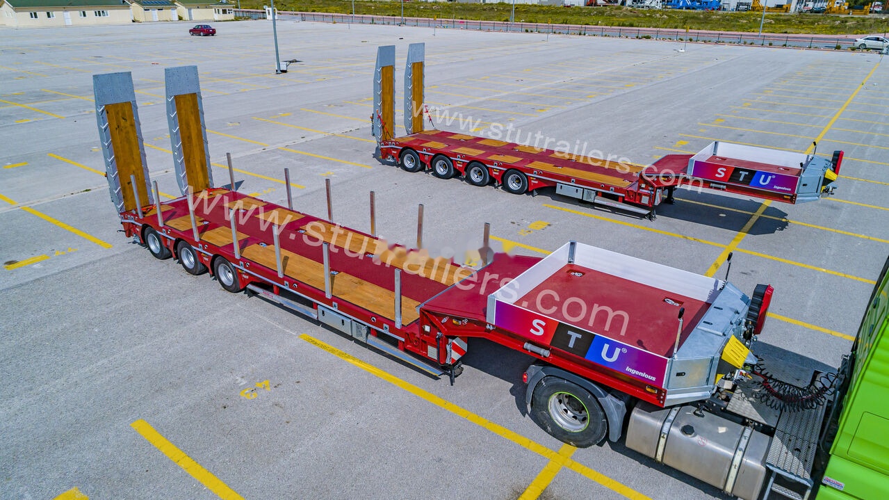 STU 3 Axles Lowbed Trailer - Semi-reboque baixa: foto 2 STU 3 Axles Lowbed Trailer - Semi-reboque baixa: foto 2