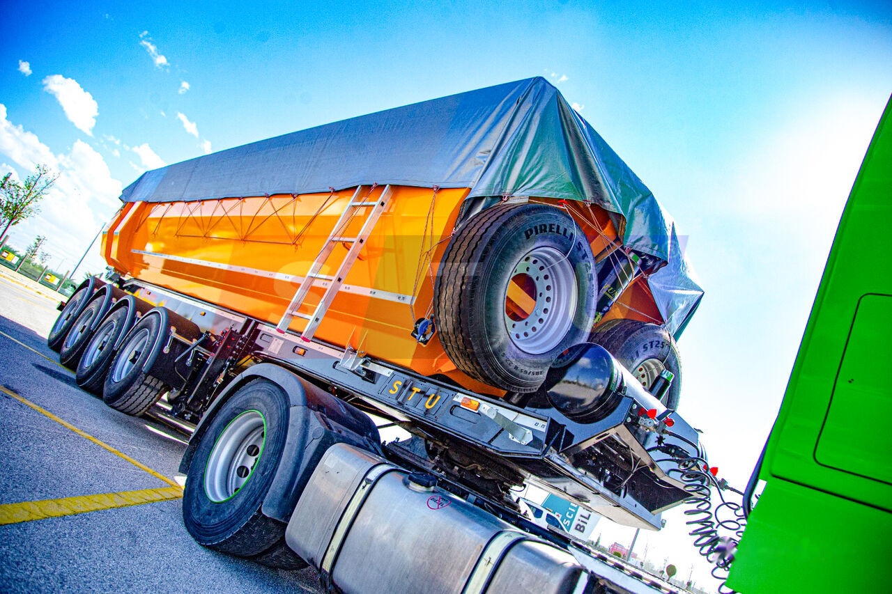 STU 4 AXLE TIPPER TRAILER / 4 ESSİEUX BENNE REMORQUE - Semi-reboque basculante: foto 2 STU 4 AXLE TIPPER TRAILER / 4 ESSİEUX BENNE REMORQUE - Semi-reboque basculante: foto 2
