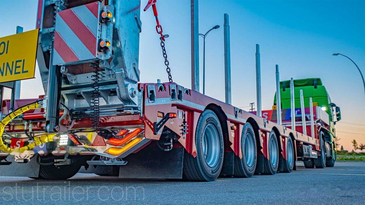 STU 4 Axle Extendable Lowbed Trailer - Semi-reboque baixa: foto 3 STU 4 Axle Extendable Lowbed Trailer - Semi-reboque baixa: foto 3