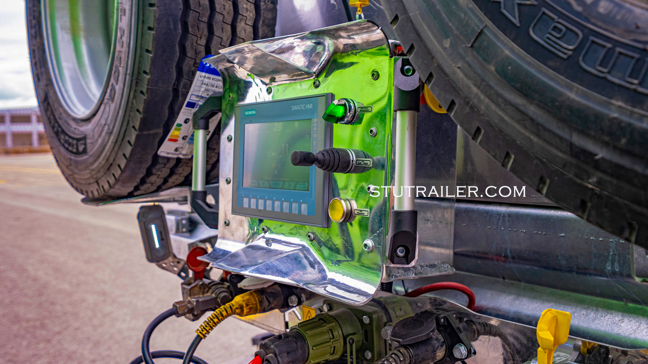 Semi-reboque baixa novo STU 5 Axle Hydraulic Steering Extendable Low Laoder: foto 6 Semi-reboque baixa novo STU 5 Axle Hydraulic Steering Extendable Low Laoder: foto 6