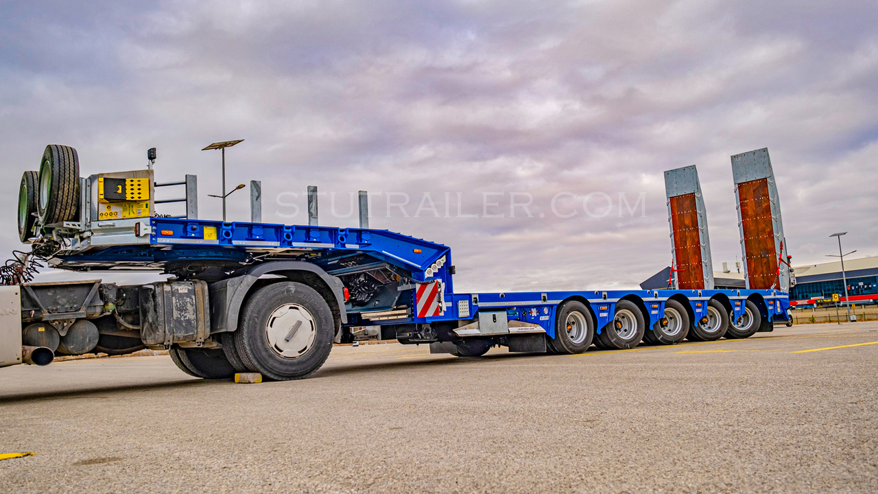 Semi-reboque baixa novo STU 5 Axle Hydraulic Steering Extendable Low Laoder: foto 20 Semi-reboque baixa novo STU 5 Axle Hydraulic Steering Extendable Low Laoder: foto 20