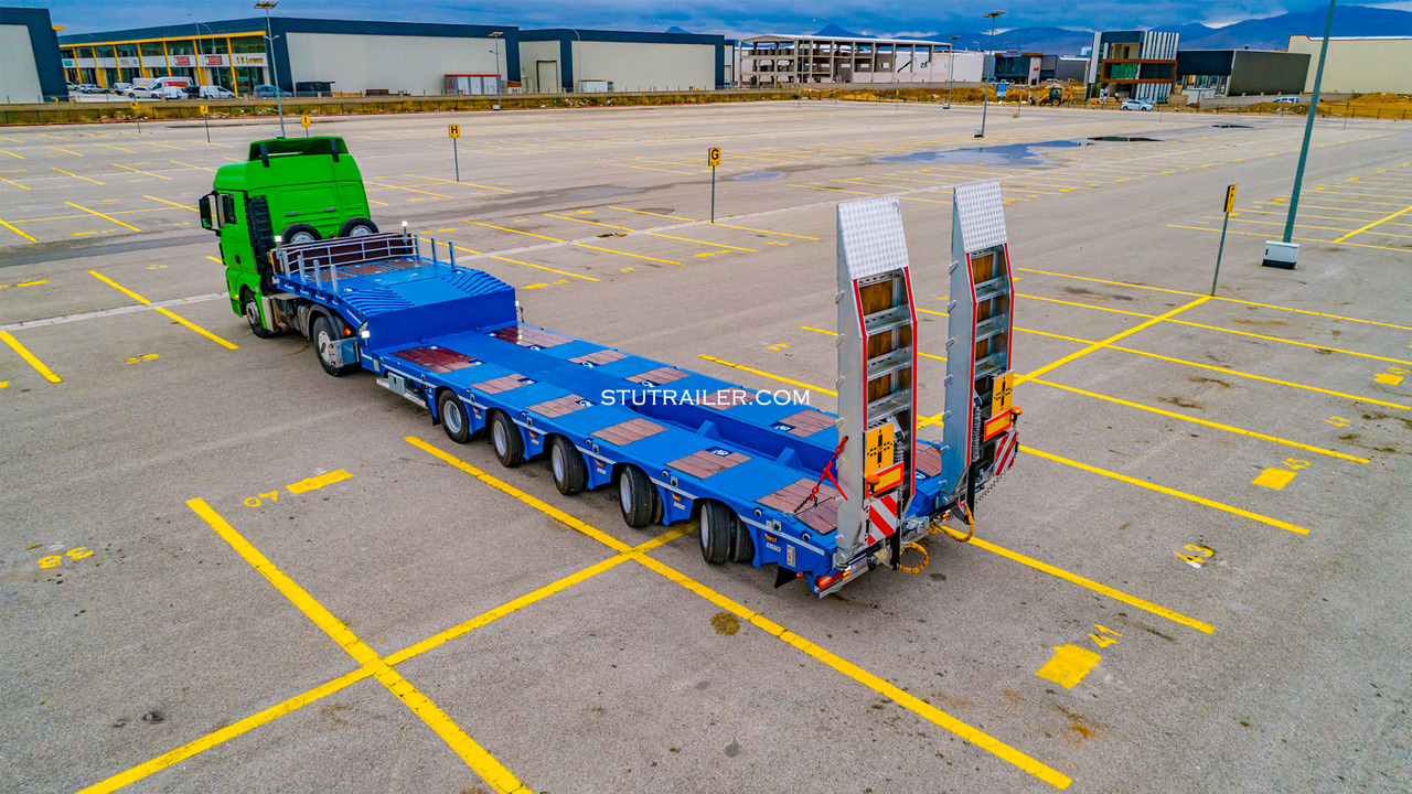 Semi-reboque baixa novo STU 5 Axle Hydraulic Steering Extendable Low Laoder: foto 24 Semi-reboque baixa novo STU 5 Axle Hydraulic Steering Extendable Low Laoder: foto 24