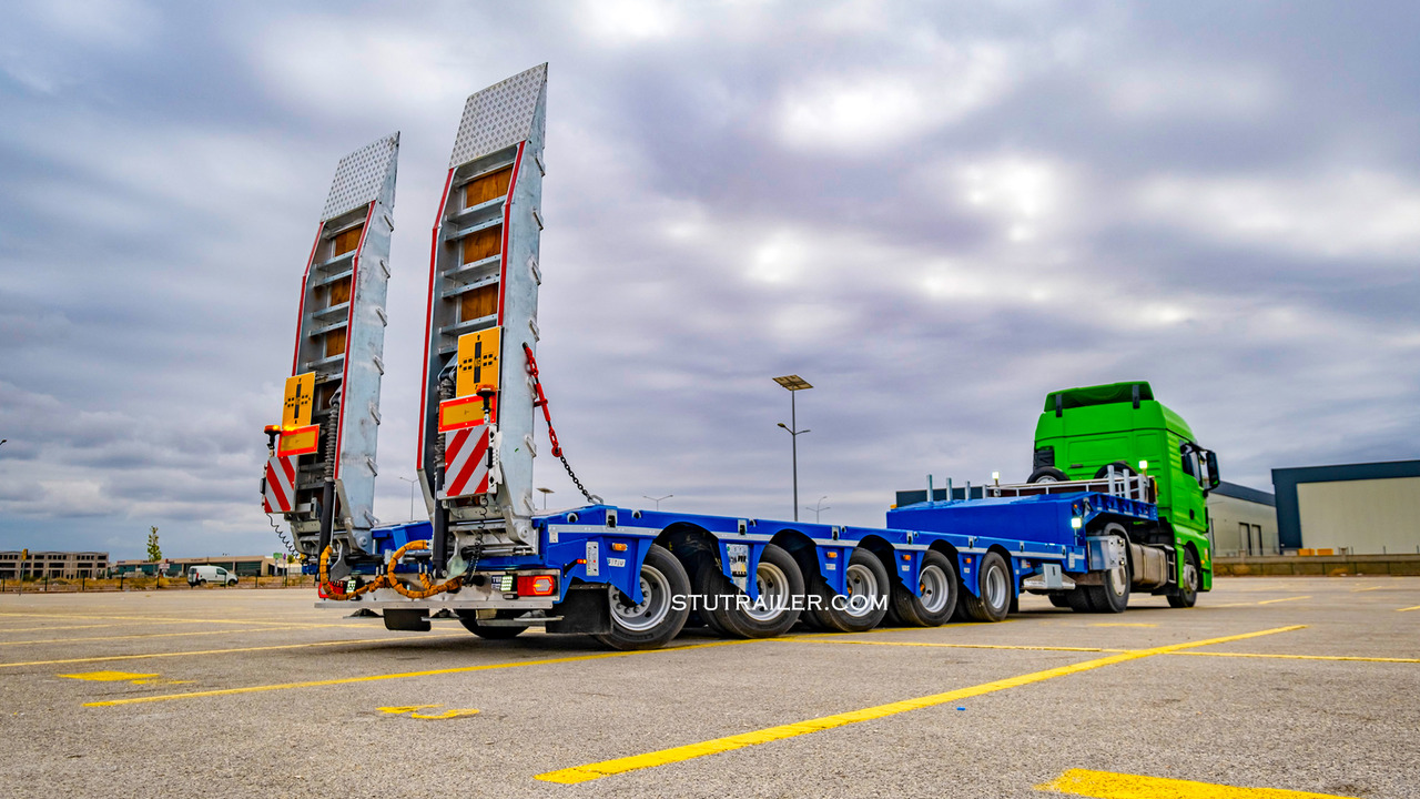 Semi-reboque baixa novo STU 5 Axle Hydraulic Steering Extendable Low Laoder: foto 15 Semi-reboque baixa novo STU 5 Axle Hydraulic Steering Extendable Low Laoder: foto 15