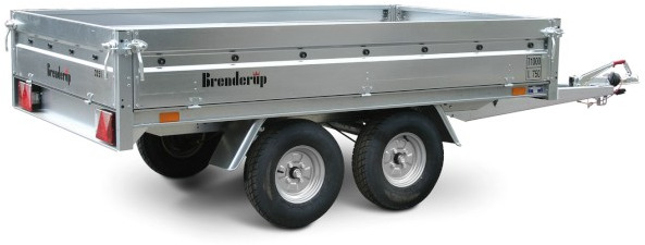 Brenderup 3251STB1300, 1000 kg, Stahl Hochlader, 2500 x 1420 x 350 mm - Reboque para carros: foto 4 Brenderup 3251STB1300, 1000 kg, Stahl Hochlader, 2500 x 1420 x 350 mm - Reboque para carros: foto 4