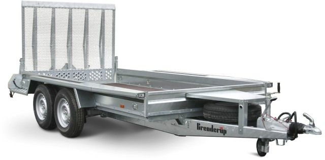 Brenderup Baumaschinentransporter MT3080STB 3000, 3,0 to. 308x152mm - Reboque porta máquinas: foto 1 Brenderup Baumaschinentransporter MT3080STB 3000, 3,0 to. 308x152mm - Reboque porta máquinas: foto 1