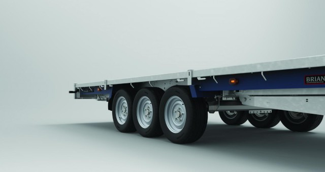 Reboque para carros novo Brian James Cargo Connect Universalanhänger 476-5021-35-3-12, 5000 x 2150 mm, 3,5 to., 12 Zoll: foto 10
