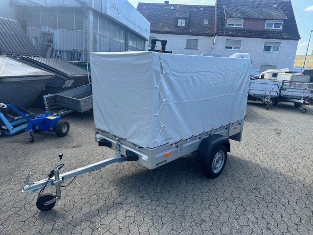 Faltos Pureline Vorteilsaktion, Hochplane 750 kg, 2420 x 1420 x 300 mm - Reboque para carros: foto 1 Faltos Pureline Vorteilsaktion, Hochplane 750 kg, 2420 x 1420 x 300 mm - Reboque para carros: foto 1