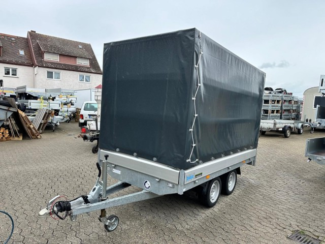 Hapert Azure H-2 Hochlader 3050 x 1600 x 300 mm, mit Plane 180 cm anthrazit ZG 2,0 to. - Reboque para carros: foto 5 Hapert Azure H-2 Hochlader 3050 x 1600 x 300 mm, mit Plane 180 cm anthrazit ZG 2,0 to. - Reboque para carros: foto 5