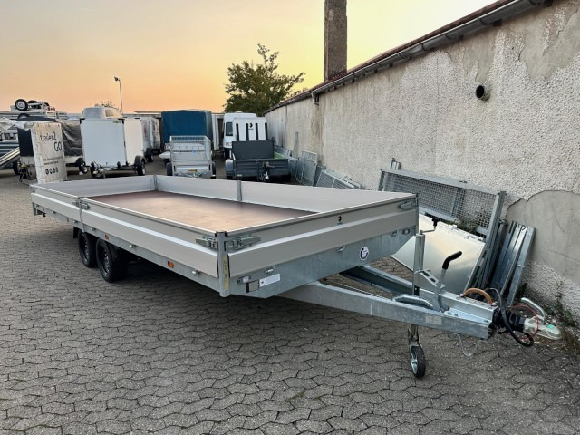 Hapert Azure H-2 Hochlader 6050 x 2200 x 300 mm, ZG 3,5 to. parabel - Reboque para carros: foto 1 Hapert Azure H-2 Hochlader 6050 x 2200 x 300 mm, ZG 3,5 to. parabel - Reboque para carros: foto 1