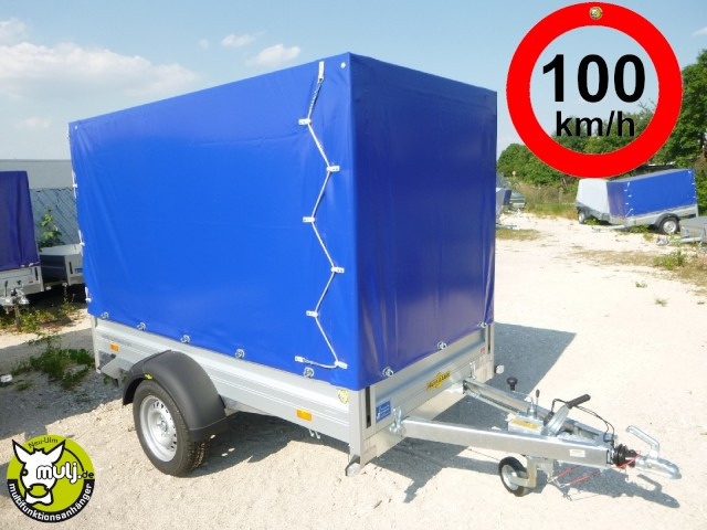 Humbaur HA 132513 mit KV, Hochplane 160 cm, 100 km/h 1300 kg, 2510 x 1310 x 350mm - Reboque para carros: foto 1 Humbaur HA 132513 mit KV, Hochplane 160 cm, 100 km/h 1300 kg, 2510 x 1310 x 350mm - Reboque para carros: foto 1