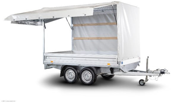 Humbaur HT 253118 Hochlader 2,5 to. mit Aussteller - Reboque para carros: foto 3 Humbaur HT 253118 Hochlader 2,5 to. mit Aussteller - Reboque para carros: foto 3