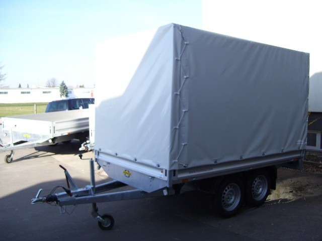 Humbaur HT 253118 Hochlader 2,5 to. mit Hochplane 200 cm - Reboque para carros: foto 2 Humbaur HT 253118 Hochlader 2,5 to. mit Hochplane 200 cm - Reboque para carros: foto 2