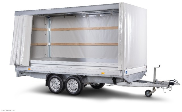 Humbaur HT 254118 Hochlader mit Plane 4100x1850x350mm - Reboque para carros: foto 5 Humbaur HT 254118 Hochlader mit Plane 4100x1850x350mm - Reboque para carros: foto 5