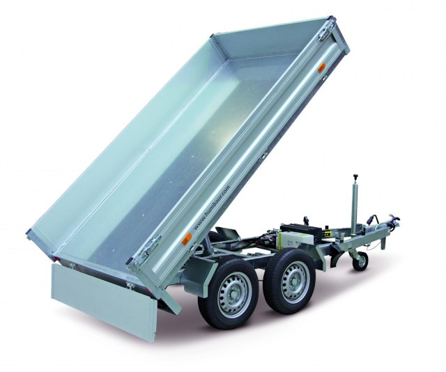 Reboque basculante novo Humbaur HUK 273117 Heckkipper 2,7 t. 3140 x 1750 x 300 mm, E-Pumpe: foto 10