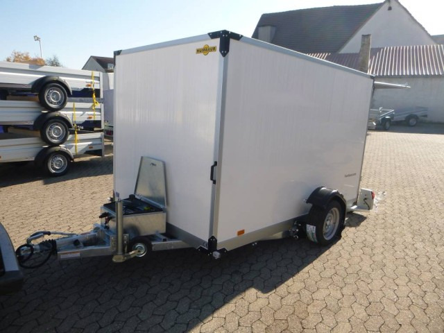 Humbaur Koffer Absenkanhänger mit E-Pumpe HKT 183117-18P, 100 km/h 1,8 t. 3100 x 1765 x 1800 mm - Reboque furgão: foto 4 Humbaur Koffer Absenkanhänger mit E-Pumpe HKT 183117-18P, 100 km/h 1,8 t. 3100 x 1765 x 1800 mm - Reboque furgão: foto 4