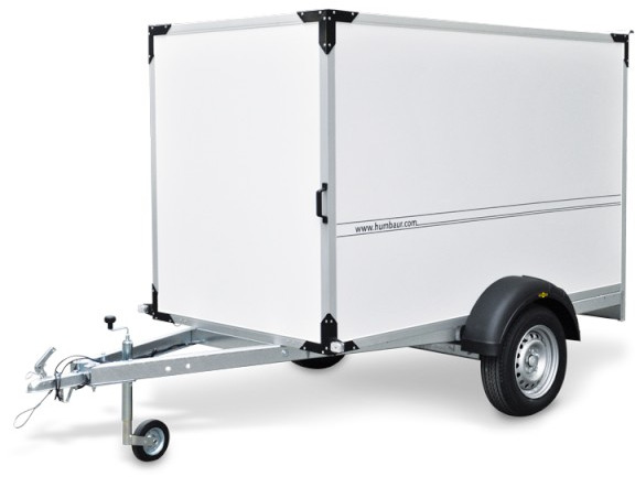 Humbaur Koffer HK 152513-15P, FlexZurr 100 km/h, 1,5 t. 2510 x 1310 x 1520 mm - Reboque furgão: foto 4 Humbaur Koffer HK 152513-15P, FlexZurr 100 km/h, 1,5 t. 2510 x 1310 x 1520 mm - Reboque furgão: foto 4