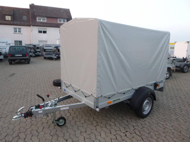 Humbaur Startrailer H132513 Alu mit Hochplane 150 cm, 251x131x30cm - Reboque para carros: foto 1 Humbaur Startrailer H132513 Alu mit Hochplane 150 cm, 251x131x30cm - Reboque para carros: foto 1