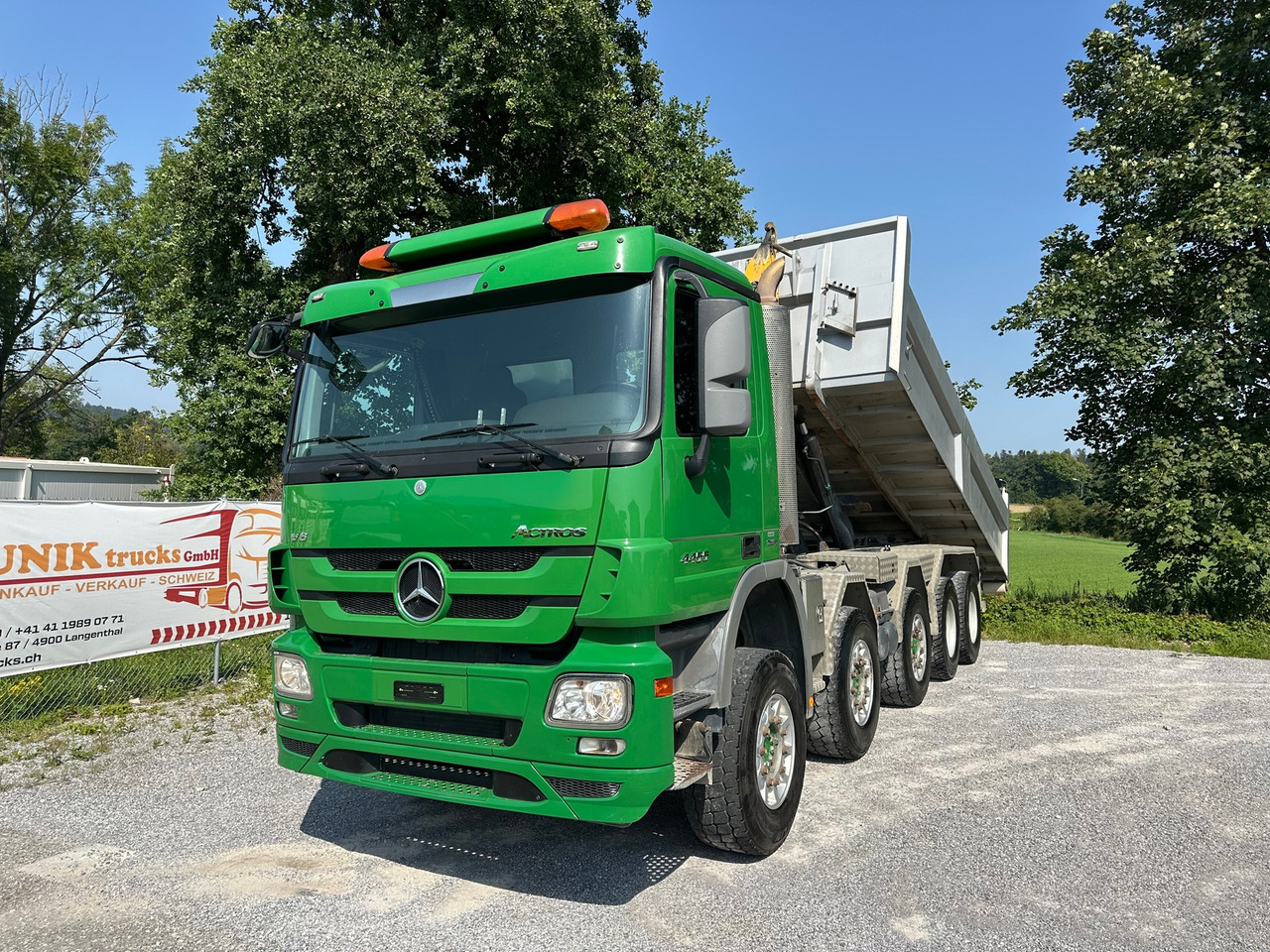 MERCEDES-BENZ Actros 4455 10x4 Moser - Camião polibenne: foto 1 MERCEDES-BENZ Actros 4455 10x4 Moser - Camião polibenne: foto 1