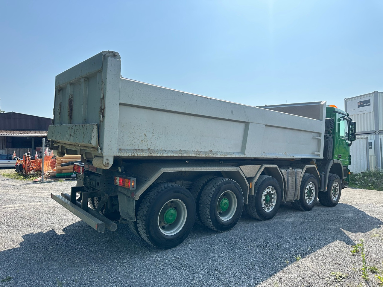Camião polibenne MERCEDES-BENZ Actros 4455 10x4 Moser: foto 6