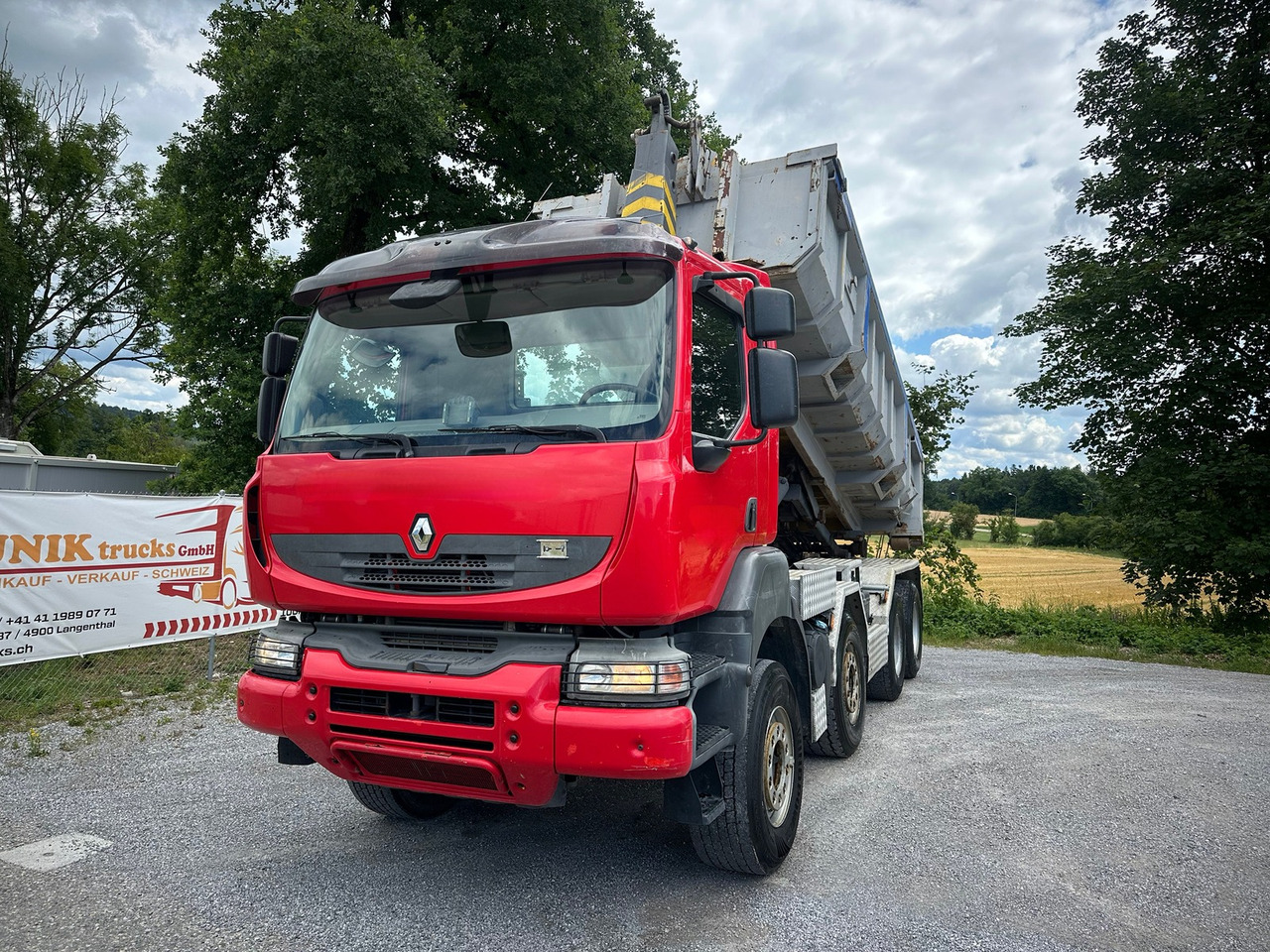 RENAULT / RENAULT TRUCKS Kerax 450 8x2 Abroller - Camião polibenne: foto 1 RENAULT / RENAULT TRUCKS Kerax 450 8x2 Abroller - Camião polibenne: foto 1