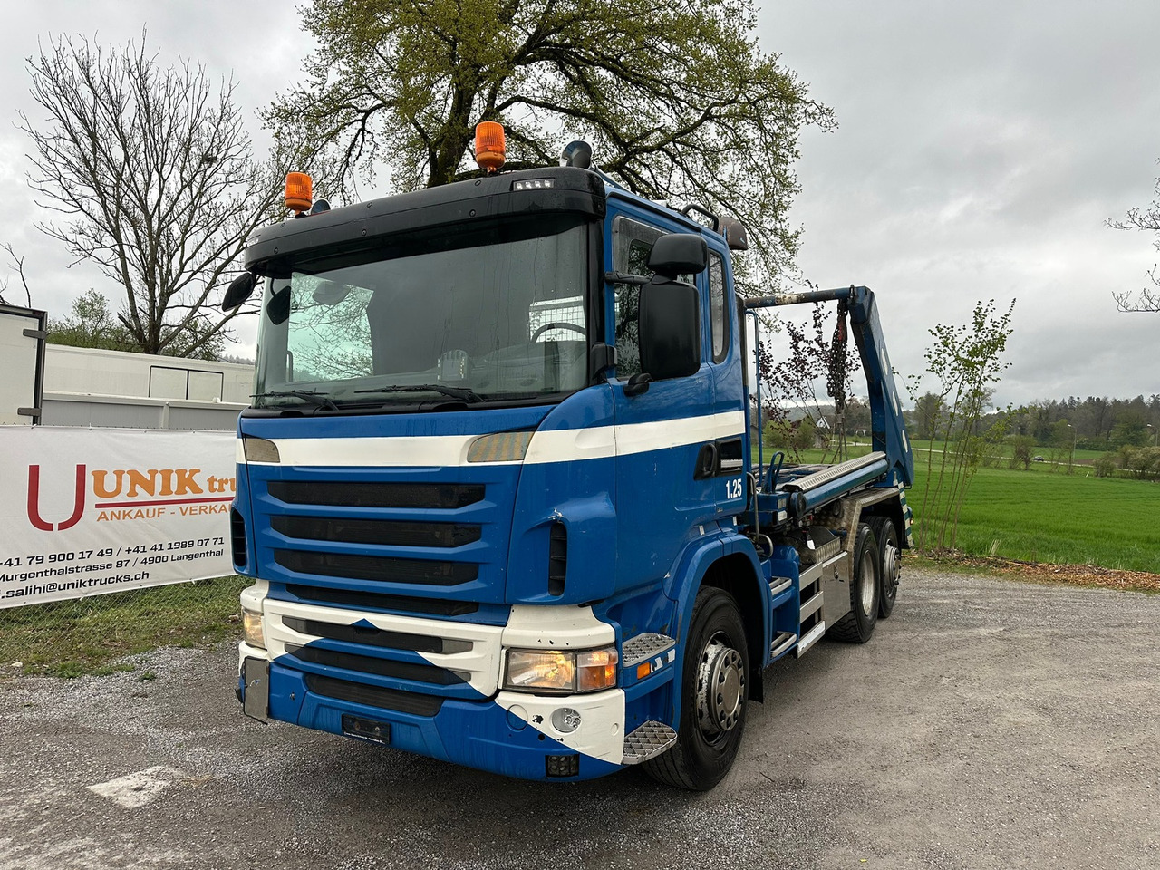 SCANIA G440 6x2 Wechselsistem asphalt thermo - Camião multibenne: foto 1 SCANIA G440 6x2 Wechselsistem asphalt thermo - Camião multibenne: foto 1