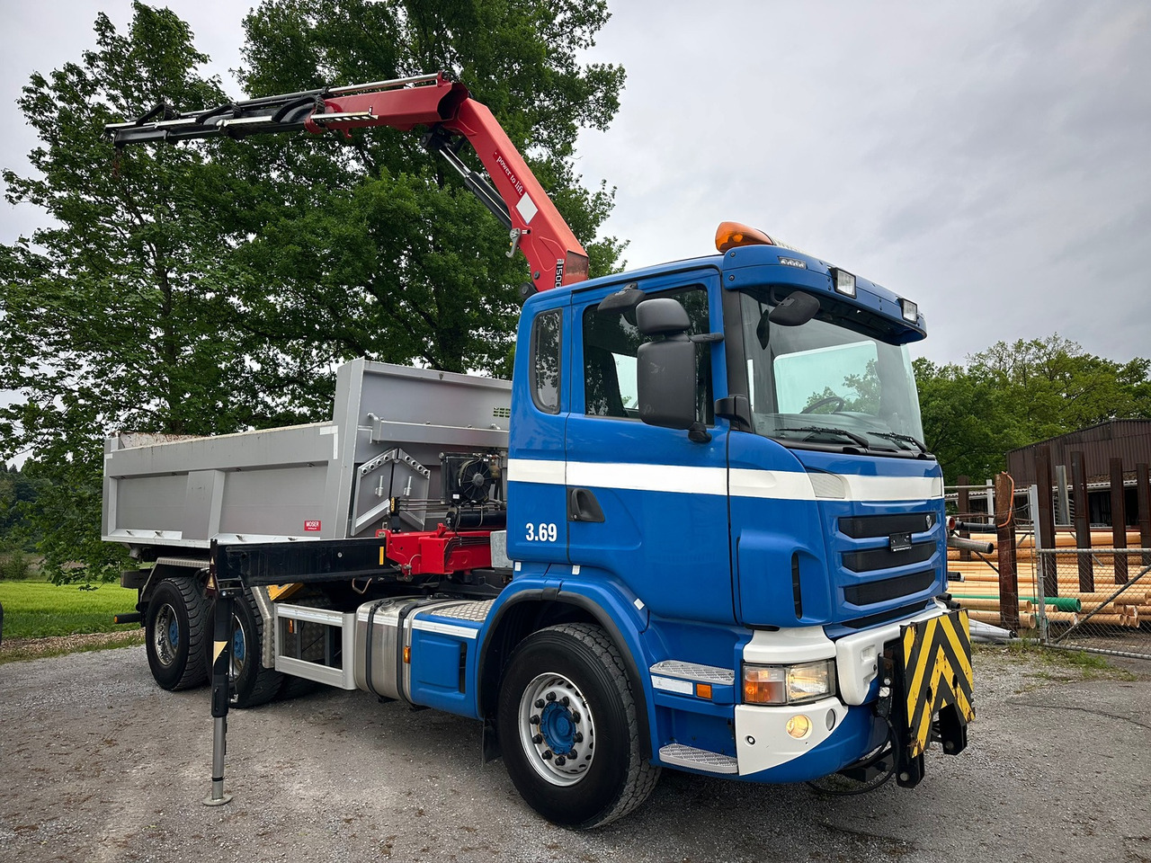 SCANIA G440 6x4 Kran+Kipper ORG-km 57.000 - Camião basculante, Camião grua: foto 3 SCANIA G440 6x4 Kran+Kipper ORG-km 57.000 - Camião basculante, Camião grua: foto 3