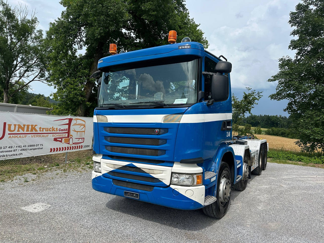SCANIA G450 8x4 Abrollkipper - Camião polibenne: foto 1 SCANIA G450 8x4 Abrollkipper - Camião polibenne: foto 1