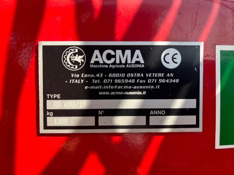 Acma GD 680/18 - Ancinho enleirador: foto 3 Acma GD 680/18 - Ancinho enleirador: foto 3