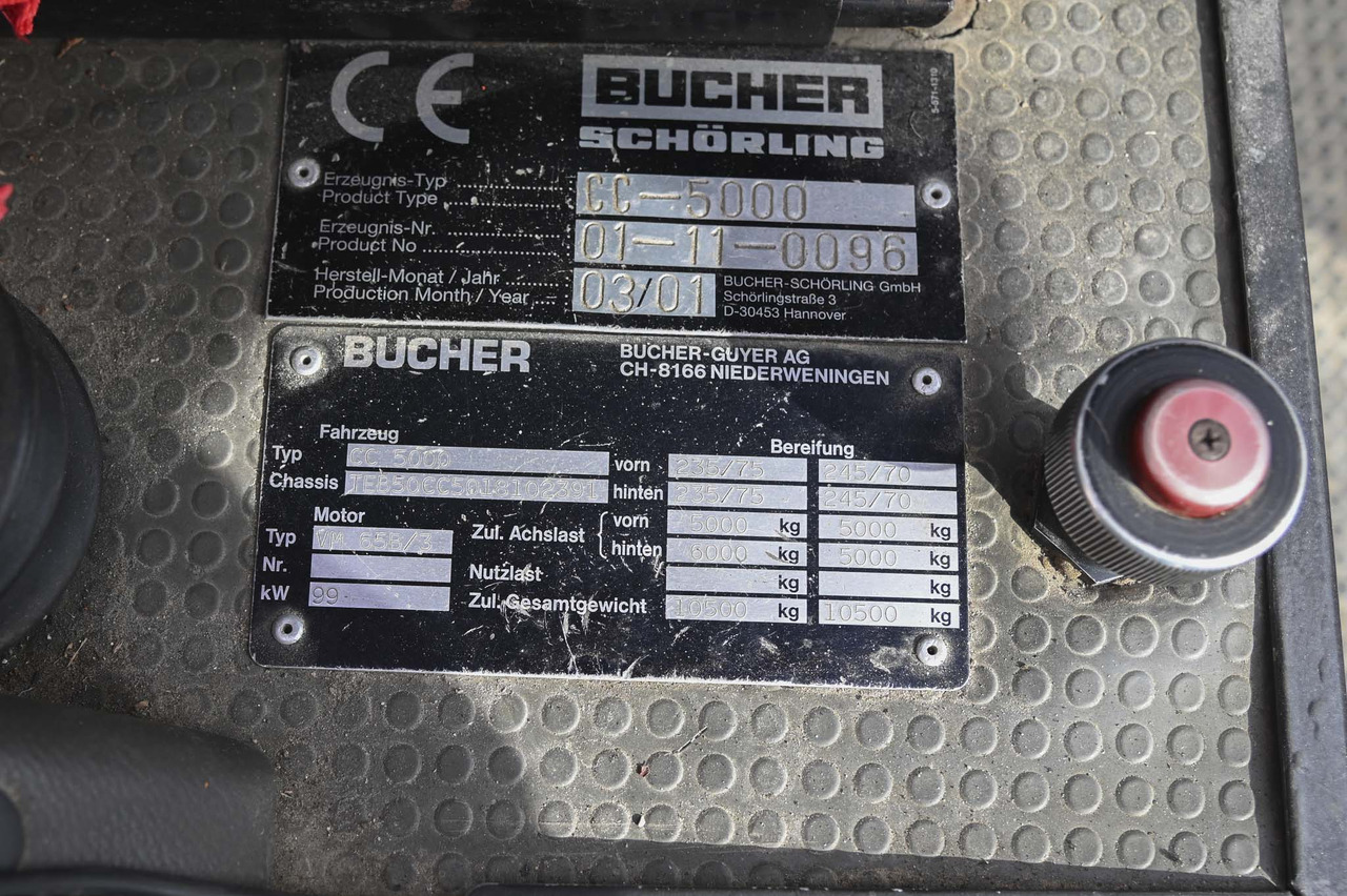 Locação financeira de Bucher Schorling CC 5000 City Cat Bucher Schorling CC 5000 City Cat: foto 25