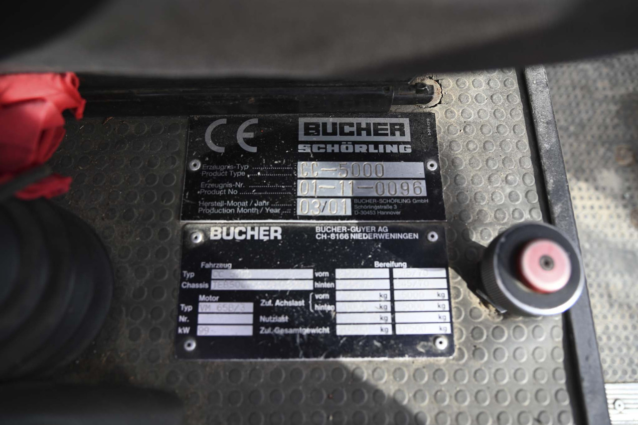 Locação financeira de Bucher Schorling CC 5000 City Cat Bucher Schorling CC 5000 City Cat: foto 24