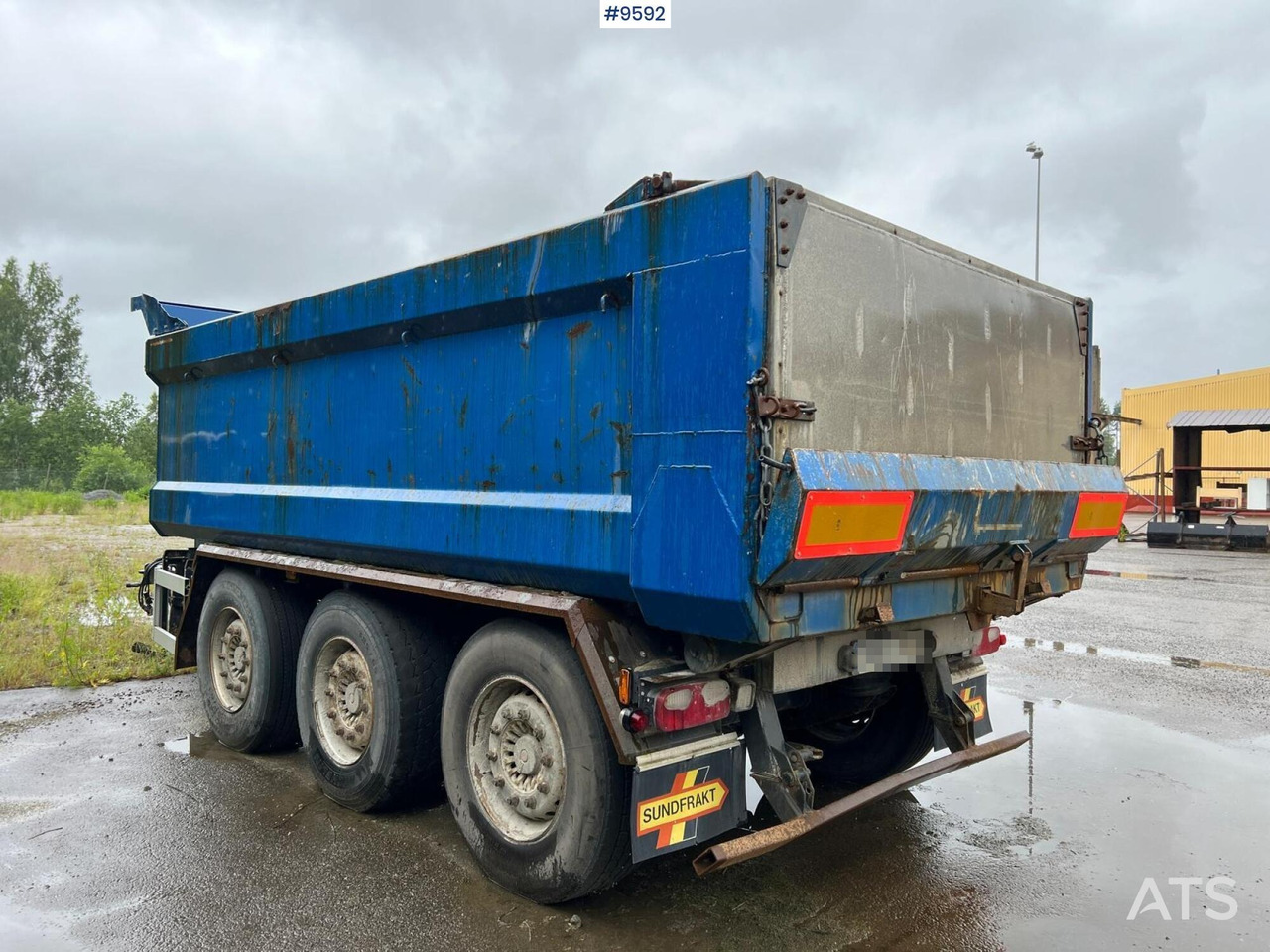 3-axle gravel trailer Alhu - Reboque basculante: foto 3 3-axle gravel trailer Alhu - Reboque basculante: foto 3
