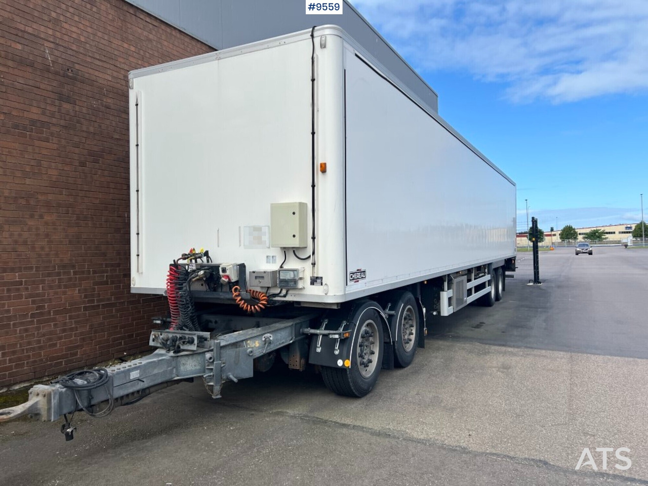 Container trailer Chereau CSD2 with Dolly - Reboque furgão: foto 2 Container trailer Chereau CSD2 with Dolly - Reboque furgão: foto 2