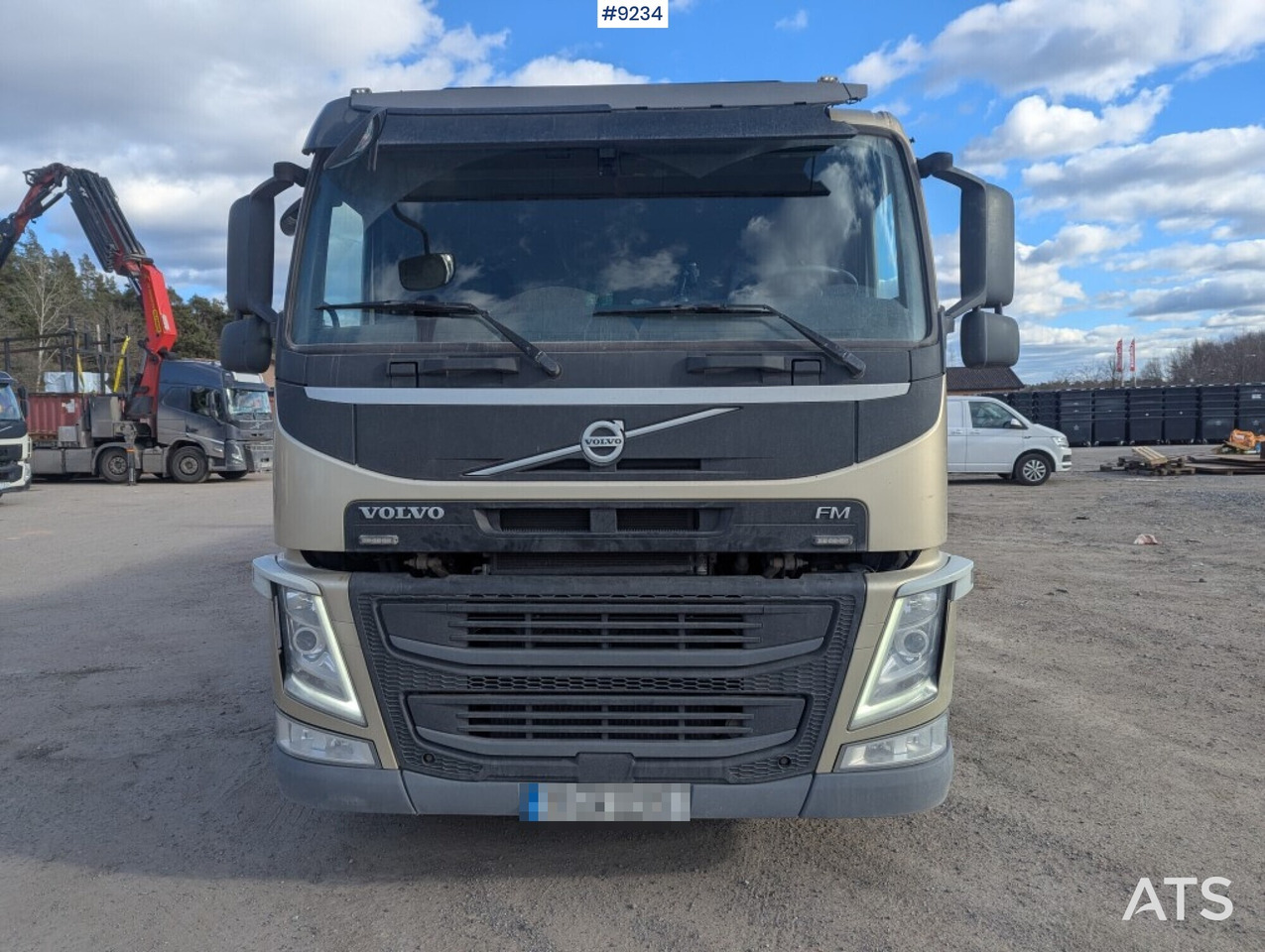 Camião de caixa aberta/ Plataforma, Camião grua Crane Truck Volvo FM 330 4X2 with tail lift: foto 19
