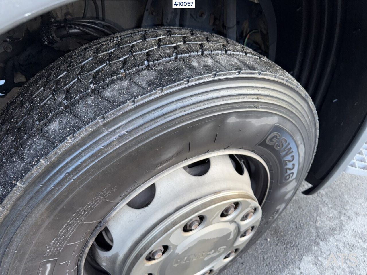 Caminhão de lixo Garbage truck Scania P340 6X2 CNG: foto 14