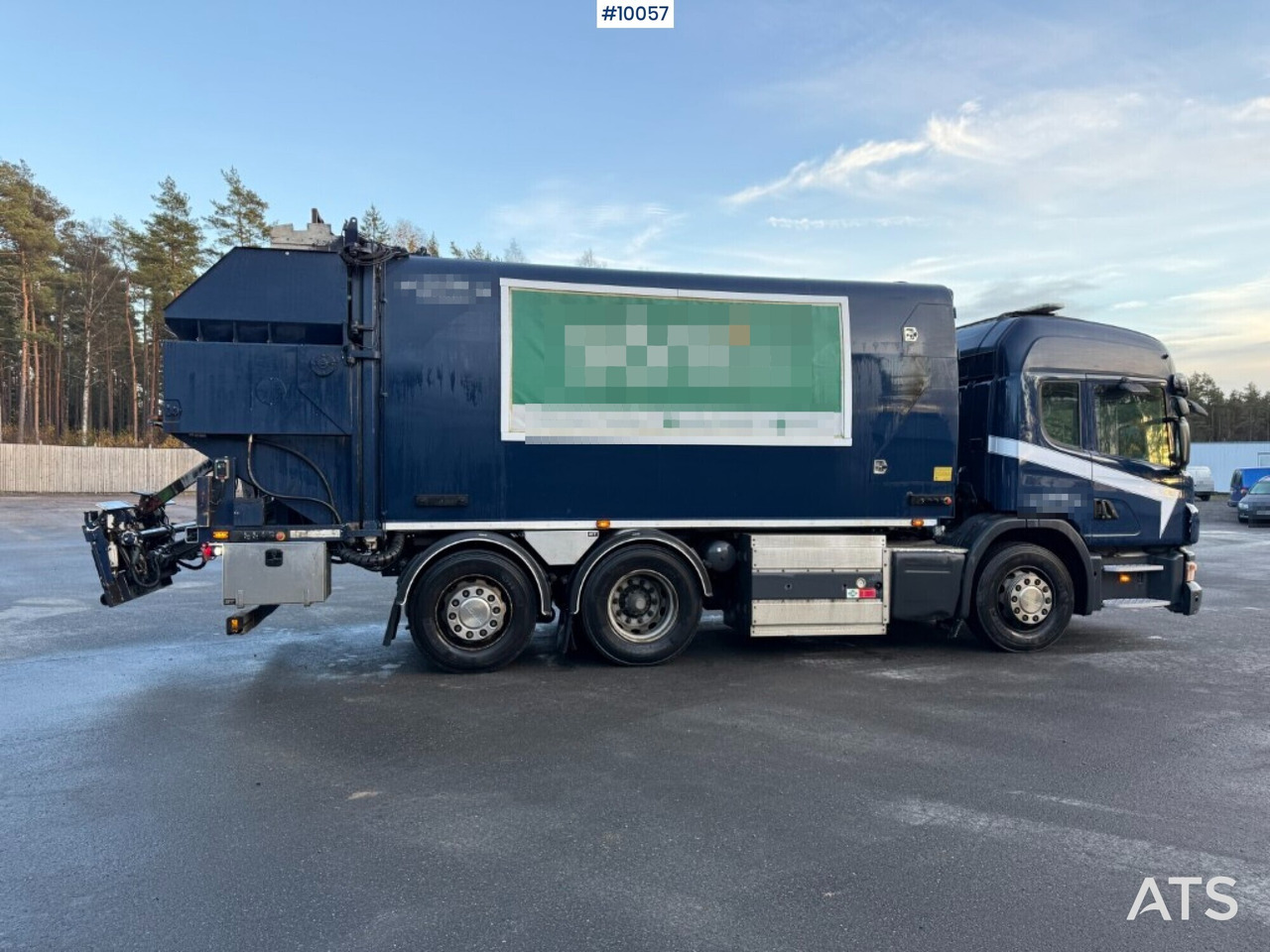 Caminhão de lixo Garbage truck Scania P340 6X2 CNG: foto 6