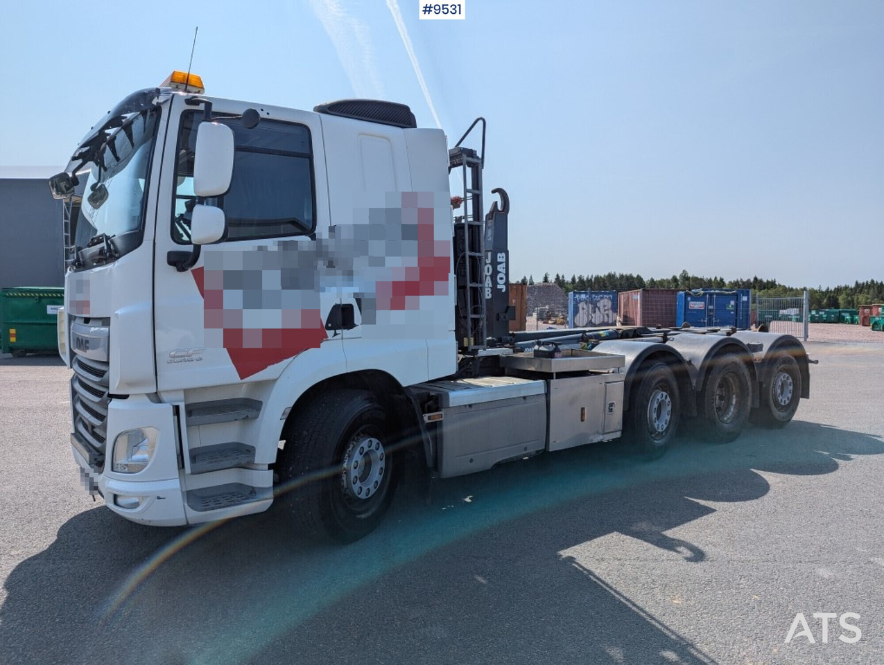 Hooklift Truck Daf FAQ CF510Z 8x2 (SEE VIDEO) - Camião polibenne: foto 1 Hooklift Truck Daf FAQ CF510Z 8x2 (SEE VIDEO) - Camião polibenne: foto 1