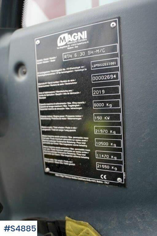 Empilhador telescópico Magni RTH 6,30 SH-M/C Around turning telescopic loader: foto 42 Empilhador telescópico Magni RTH 6,30 SH-M/C Around turning telescopic loader: foto 42