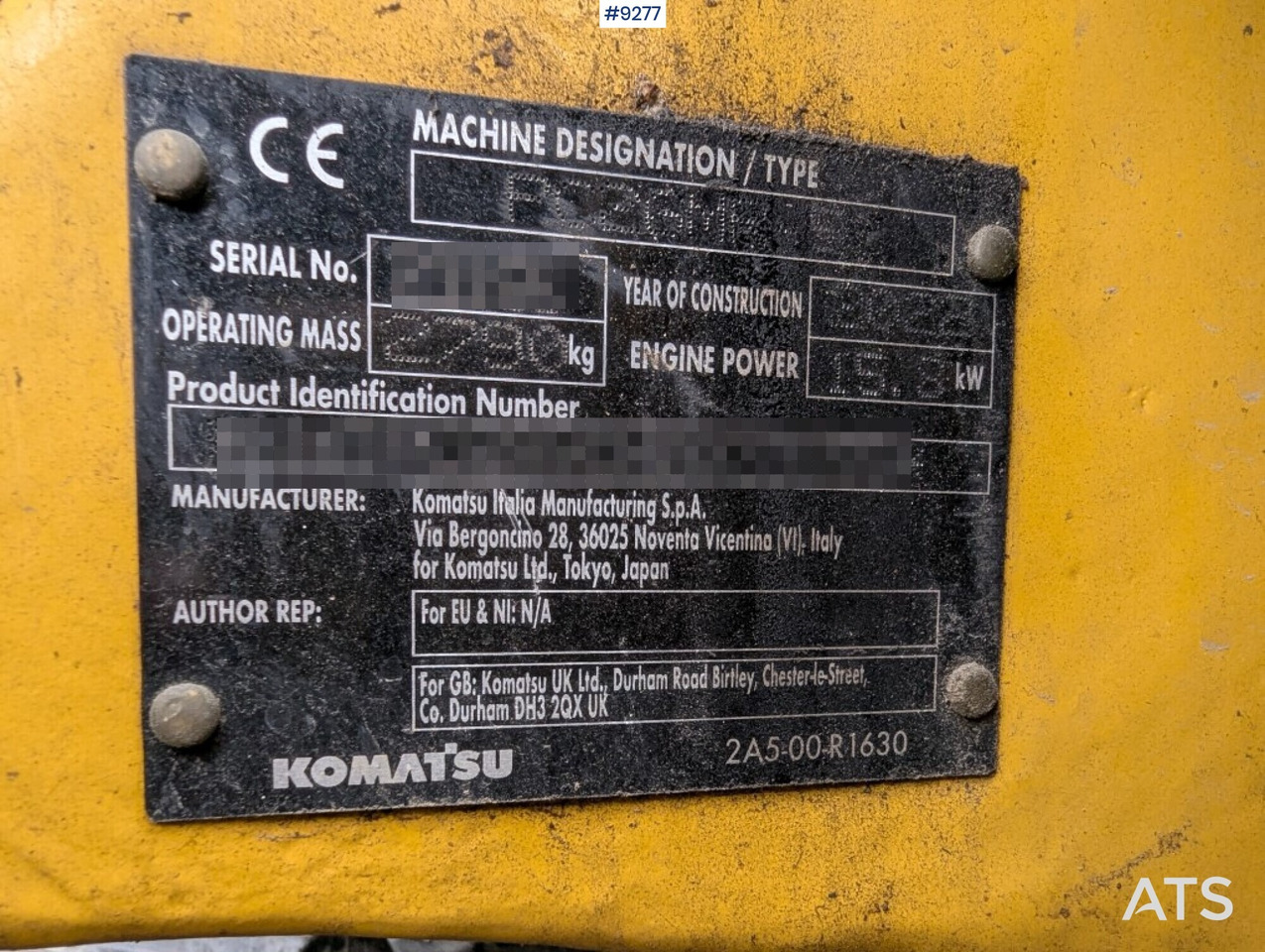 Mini escavadeira Mini Excavator Komatsu PC26MR (See Video): foto 15