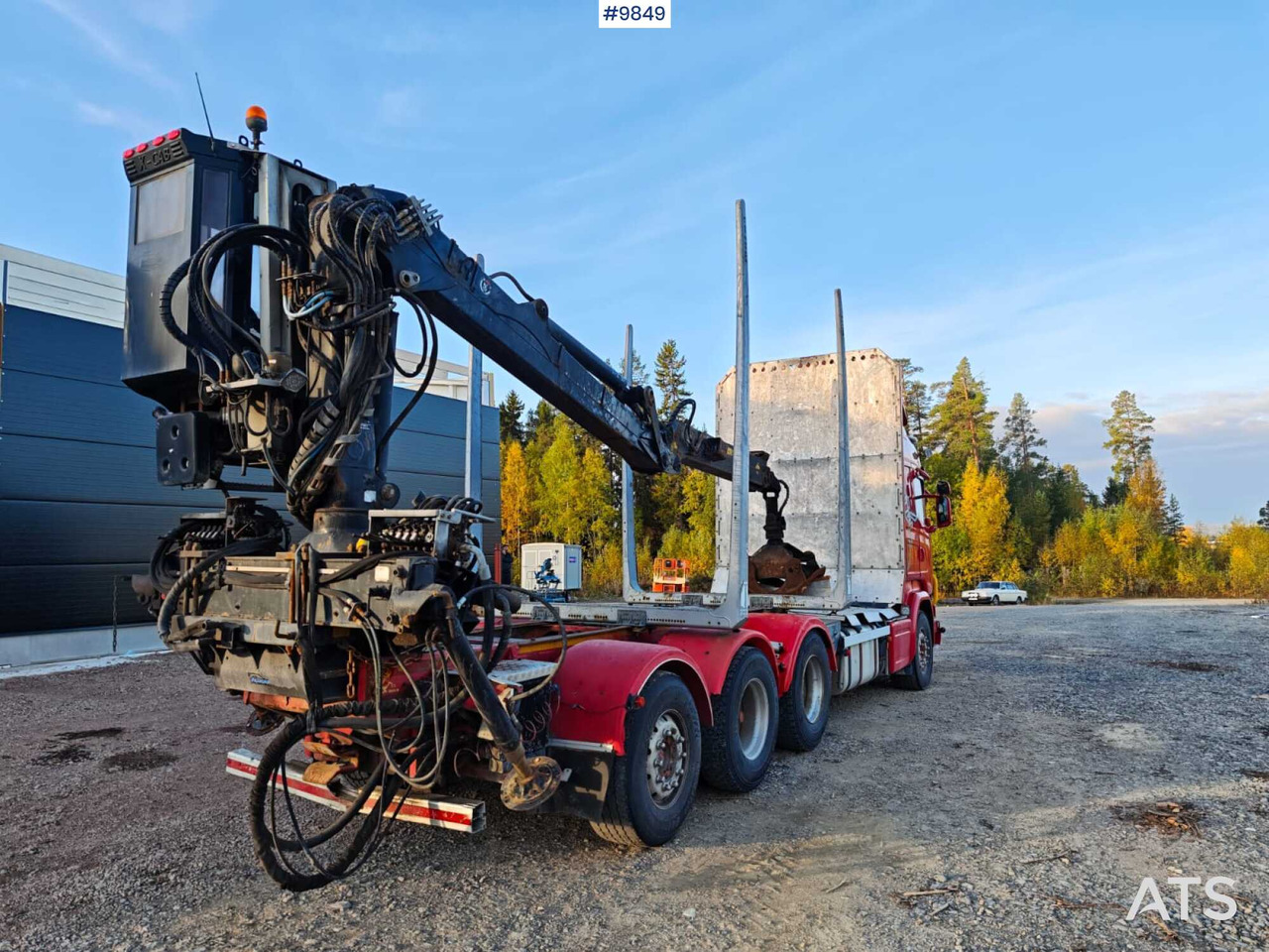 Scania R730 Tridem Timber Truck with Loglift F125S Crane (VIDEO) - Camião de transporte de madeira, Camião grua: foto 5 Scania R730 Tridem Timber Truck with Loglift F125S Crane (VIDEO) - Camião de transporte de madeira, Camião grua: foto 5