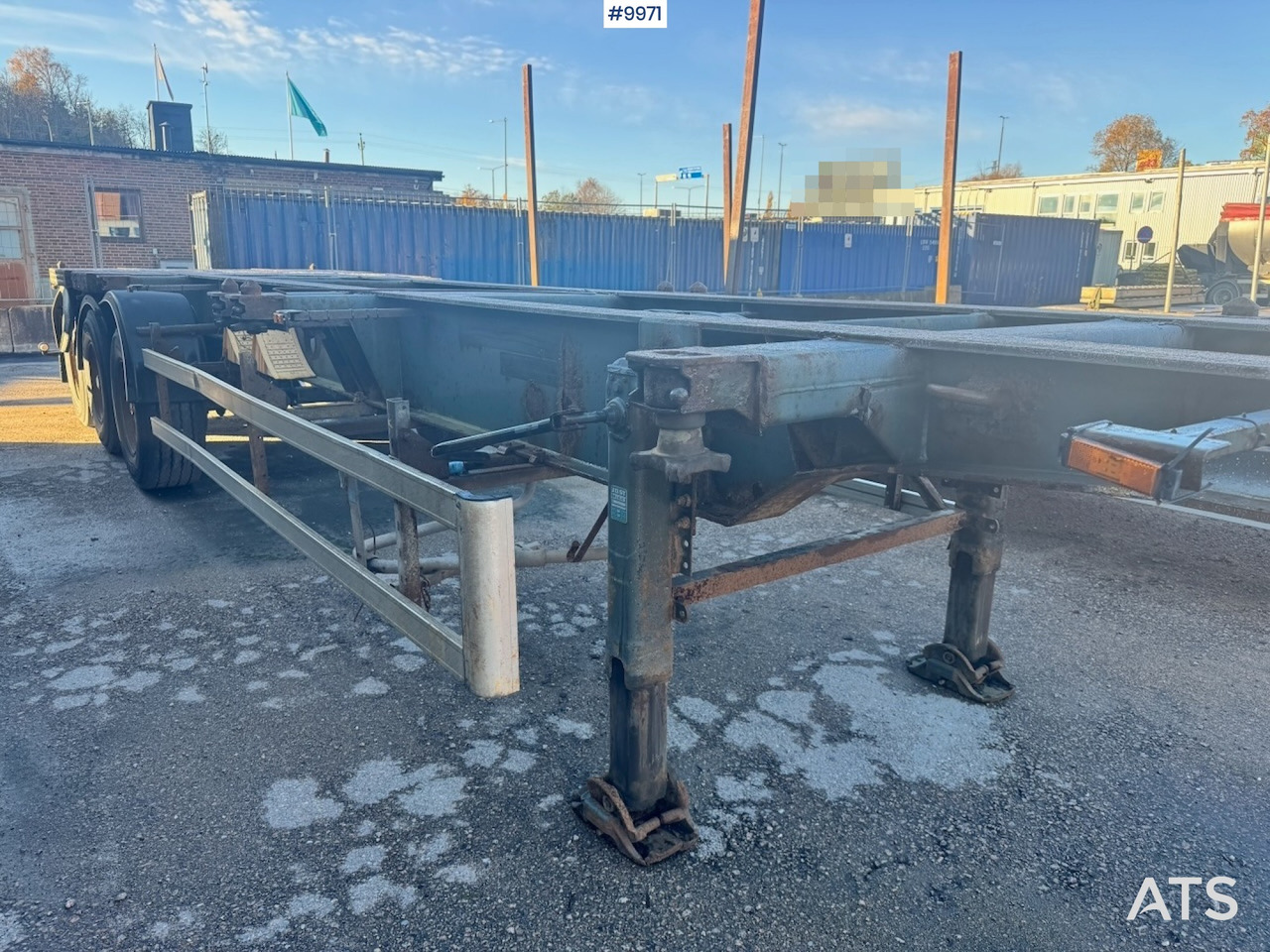 Schweriner CS40 container chassis. - Semi-reboque chassi: foto 5 Schweriner CS40 container chassis. - Semi-reboque chassi: foto 5