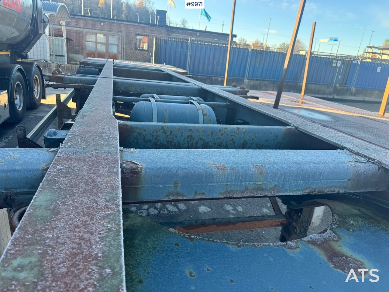 Schweriner CS40 container chassis. - Semi-reboque chassi: foto 2 Schweriner CS40 container chassis. - Semi-reboque chassi: foto 2