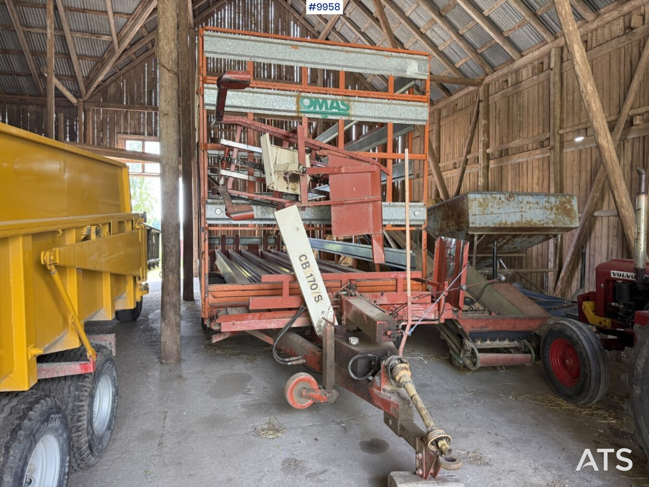 Self-loading trailer small bale Omas CB170 S - Equipamento para silagem, Reboque: foto 2 Self-loading trailer small bale Omas CB170 S - Equipamento para silagem, Reboque: foto 2