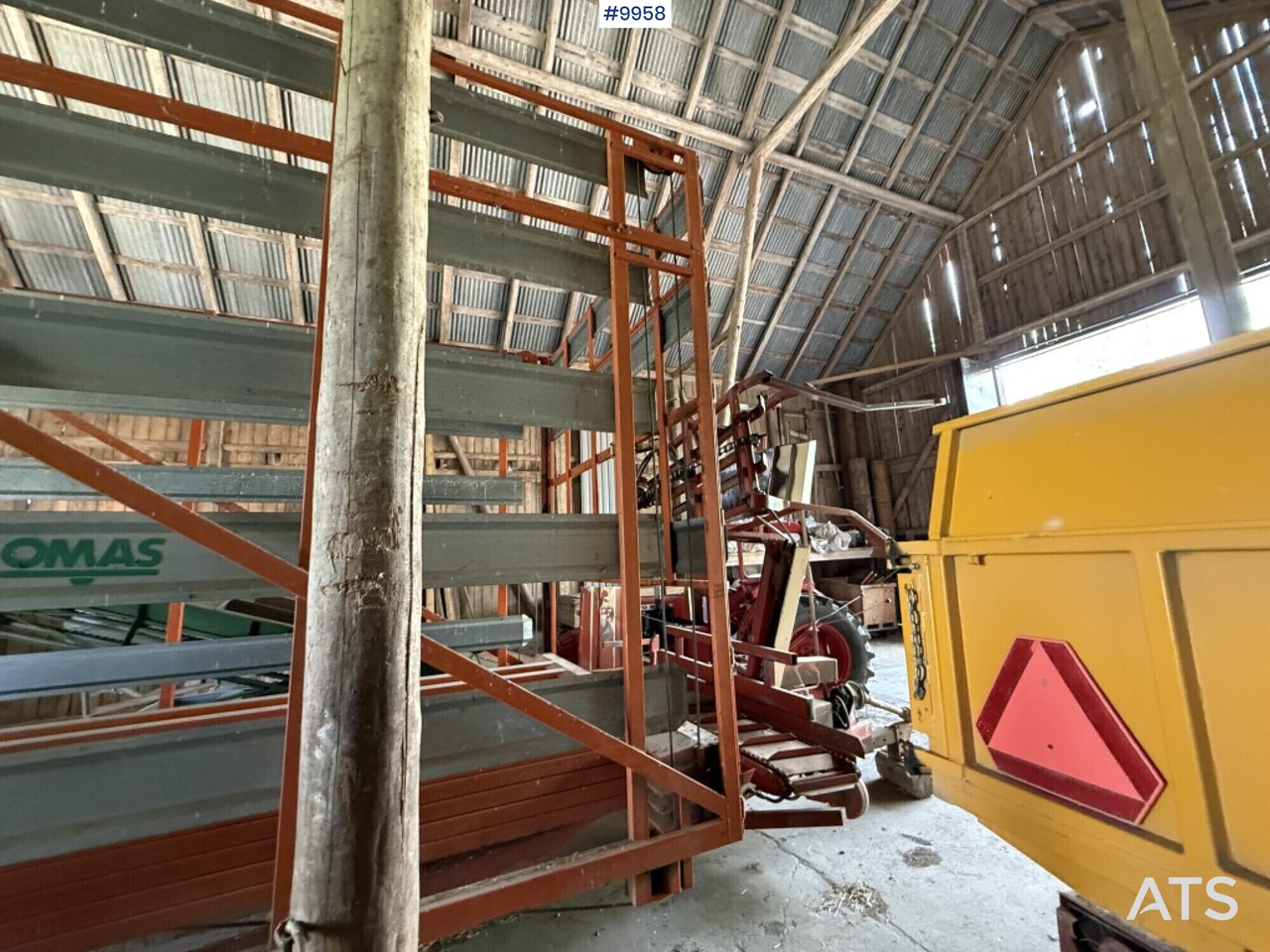 Self-loading trailer small bale Omas CB170 S - Equipamento para silagem, Reboque: foto 4 Self-loading trailer small bale Omas CB170 S - Equipamento para silagem, Reboque: foto 4