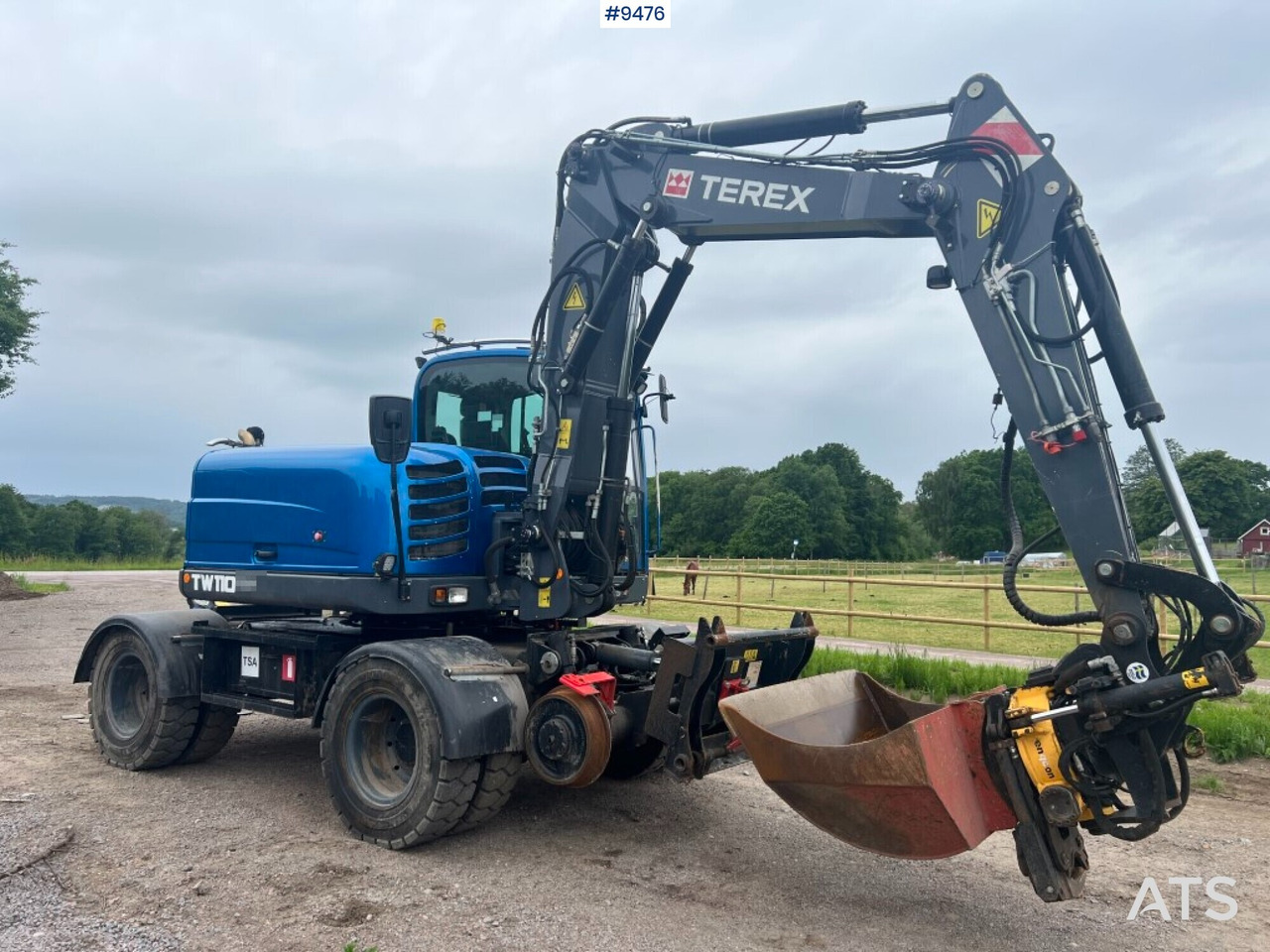 Terex TW 110 Railway machine (VIDEO) - Escavadeira de rodas: foto 2 Terex TW 110 Railway machine (VIDEO) - Escavadeira de rodas: foto 2