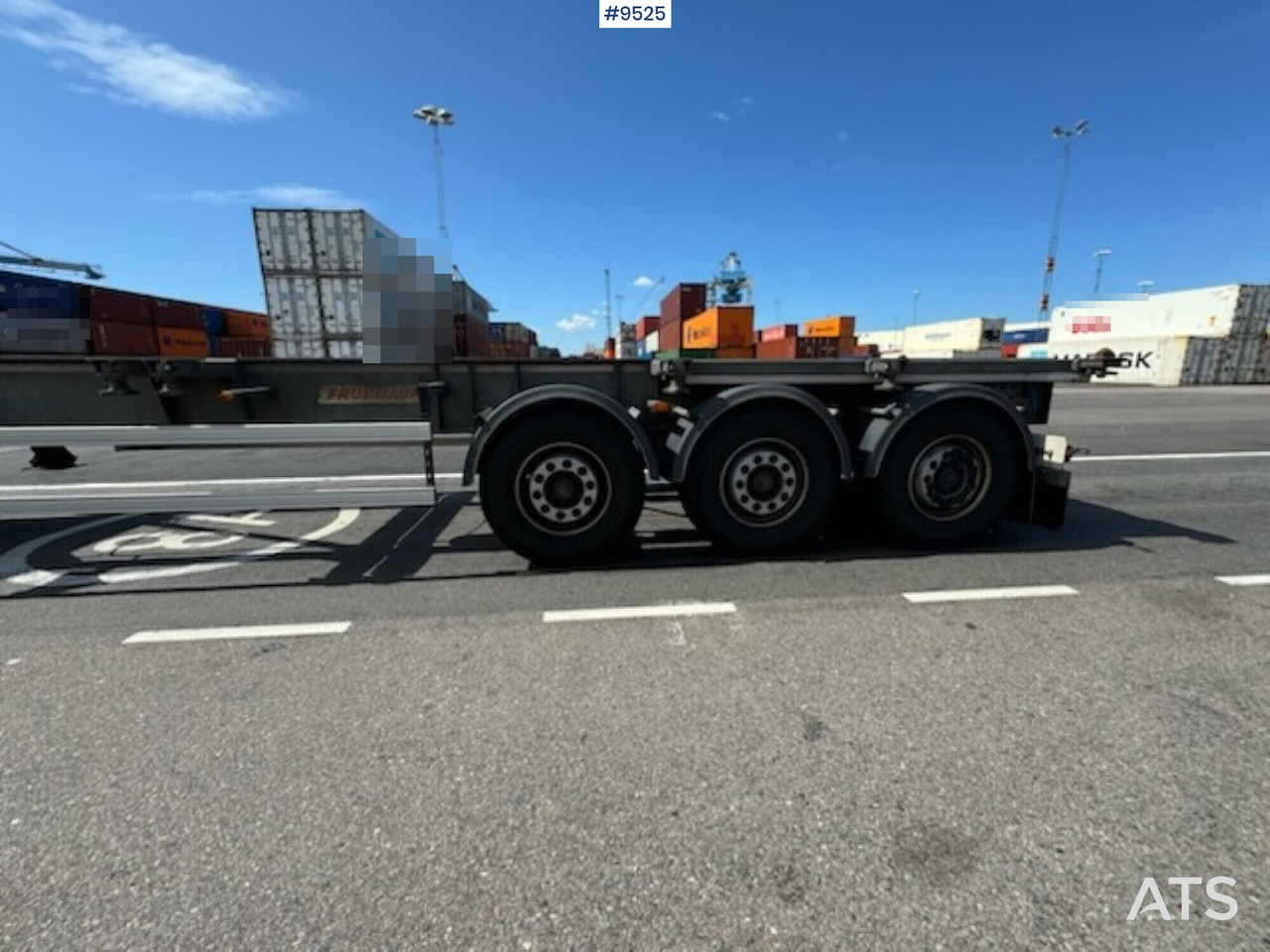 Trailer- FRUEHAUF - Semi-reboque transportador de contêineres/ Caixa móvel: foto 3 Trailer- FRUEHAUF - Semi-reboque transportador de contêineres/ Caixa móvel: foto 3
