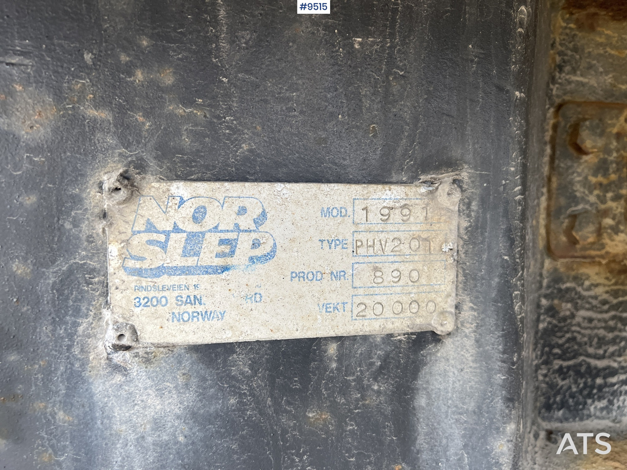 Reboque basculante Trailer - NOR-SLEP PHV-20T: foto 13