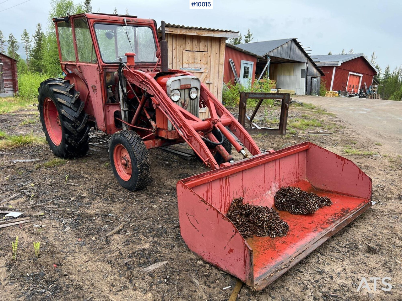 VALMET 565 Tractor with bucket (VIDEO) - Trator: foto 4 VALMET 565 Tractor with bucket (VIDEO) - Trator: foto 4